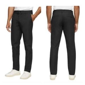 Banana Republic Flat Front Tech Pants Men’s SZ 36x30 in Black